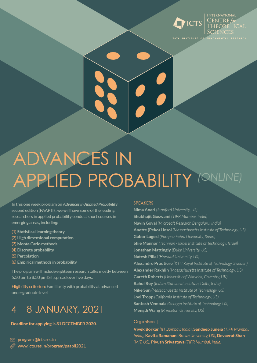 Advances in Applied Probability II ICTS